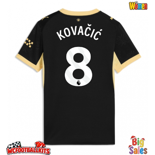 Manchester City Mateo Kovacic #8 Replica Away Stadium Shirt for Women 2026-27 Short Sleeve